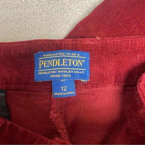 Pendleton Red Corduroy Pants - Picture 3 of 5